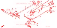 PEDALE pour Honda SHADOW 600 VLX DELUXE de 1995