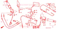 COMMODOS   POIGNEES pour Honda SHADOW 600 VLX DELUXE de 1995