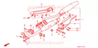 SILENCIEUX D'ECHAPPEMENT pour Honda SHADOW 600 VLX DELUXE de 1995