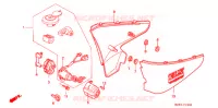COUVERCLES LATERAUX pour Honda SHADOW 600 VLX DELUXE de 1996