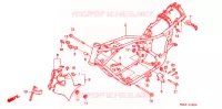CADRE pour Honda SHADOW 600 VLX DELUXE de 1997