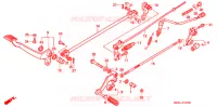 PEDALE pour Honda SHADOW 600 VLX DELUXE de 1997