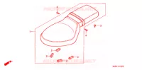 SELLE pour Honda SHADOW 600 VLX DELUXE de 1998