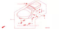 SELLE pour Honda SHADOW 600 VLX DELUXE de 1999