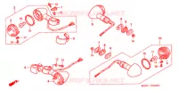 CLIGNOTANT pour Honda SHADOW 600 VLX DELUXE de 2000