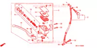 MAITRE CYLINDRE DE FREIN AVANT pour Honda VLX SHADOW 600 de 1989