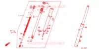 FOURCHE pour Honda VLX SHADOW 600 de 1991