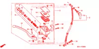 MAITRE CYLINDRE DE FREIN AVANT pour Honda VLX SHADOW 600 de 1991