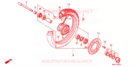 ROUE AVANT pour Honda VLX SHADOW 600 de 1991