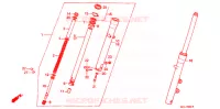 FOURCHE pour Honda VLX SHADOW 600 de 1991