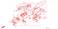 SILENCIEUX D'ECHAPPEMENT pour Honda VLX SHADOW 600 de 1992