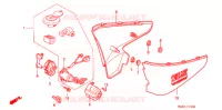 COUVERCLES LATERAUX pour Honda VLX SHADOW 600 de 1996