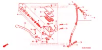 MAITRE CYLINDRE DE FREIN AVANT pour Honda VLX SHADOW 600 de 1996