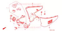 COUVERCLES LATERAUX pour Honda VLX SHADOW 600 de 1997