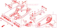 BRAS OSCILLANT pour Honda VLX SHADOW 600 de 1999