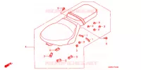 SELLE pour Honda VLX SHADOW 600 de 1999