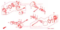 CLIGNOTANT pour Honda VLX SHADOW 600 Kumamoto factory de 2000