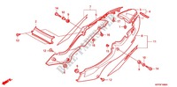 COUVERCLES LATERAUX (CBR150R3 7) pour Honda CBR 150 R de 2009