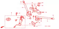 GUIDON   TE DE FOURCHE pour Honda NSR 50 de 2000