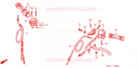LEVIER DE GUIDON   CABLE   COMMODO pour Honda NSR 50 de 2000