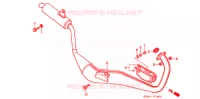 SILENCIEUX D'ECHAPPEMENT (NSR50) pour Honda NSR 50 de 2000