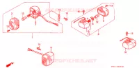 CLIGNOTANT (2) pour Honda NSR 80 de 1991