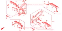 REPOSE PIED pour Honda NSR 80 de 1993