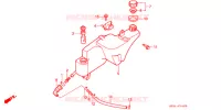 RESERVOIR D'HUILE pour Honda NSR 80 de 1993