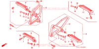 REPOSE PIED pour Honda NSR 80 de 1994