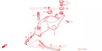 RESERVOIR D'HUILE pour Honda NSR 80 de 1994