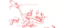 SILENCIEUX D'ECHAPPEMENT (2) pour Honda NSR 80 de 1994