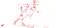 RESERVOIR D'HUILE pour Honda NSR 80 de 1996