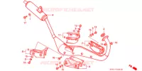 SILENCIEUX D'ECHAPPEMENT (2) pour Honda NSR 80 de 1996