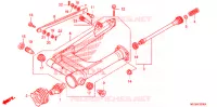 BRAS OSCILLANT pour Honda SHADOW VT 750 de 2010