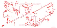 PEDALE pour Honda SHADOW VT 750 de 2011