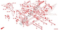 CADRE pour Honda SHADOW VT 750 RED de 2011