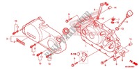 CARTER MOTEUR DROIT pour Honda SHADOW VT 750 RED de 2011