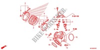 COLLECTEUR D'ADMISSION pour Honda SHADOW VT 750 RED de 2011