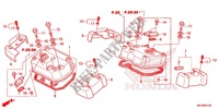 COUVRE CULASSE pour Honda SHADOW VT 750 RED de 2011