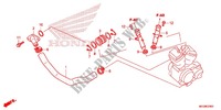 DURITE DE REFROIDISSEMENT pour Honda SHADOW VT 750 RED de 2011