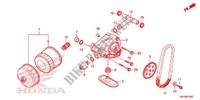 POMPE A HUILE pour Honda SHADOW VT 750 RED de 2011
