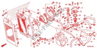 RADIATEUR pour Honda SHADOW VT 750 RED de 2011