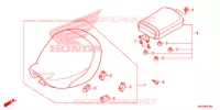 SELLE (VT750C/VT750CS) pour Honda SHADOW VT 750 RED de 2011