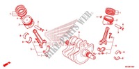 VILEBREQUIN pour Honda SHADOW VT 750 RED de 2011
