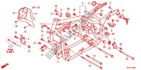 CADRE (VT750CA/CS/C2B) pour Honda SHADOW VT 750 COSMIC BLACK de 2012
