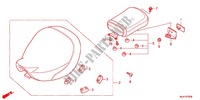 SELLE (VT750CA/CS) pour Honda SHADOW VT 750 COSMIC BLACK de 2012