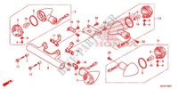 CLIGNOTANT (VT750C/CA/C2B/CS) pour Honda SHADOW VT 750 AERO C-ABS de 2013