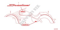 EMBLEME (VT750C/CA/CS) pour Honda SHADOW VT 750 AERO C-ABS de 2013