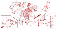 RESERVOIR A CARBURANT (VT750C/CA/C2/C2B/C2F/CS/C2S) pour Honda SHADOW VT 750 AERO C-ABS de 2013