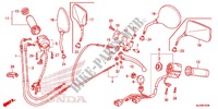 LEVIER DE GUIDON   CABLE   COMMODO pour Honda SHADOW VT 750 AERO C-ABS de 2014